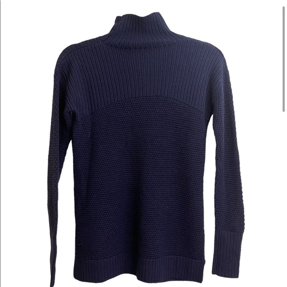 Lululemon Warm & Restore Midnight Navy Merino Wool Sweater - Picture 3 of 8